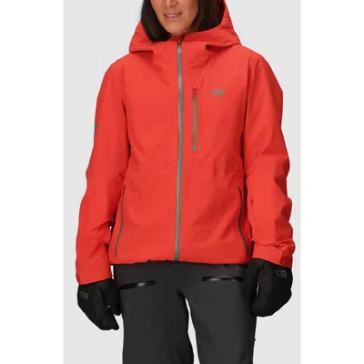 Outdoor Research Cloudchaser 3l Waterproof Snow Jacket In Orange
