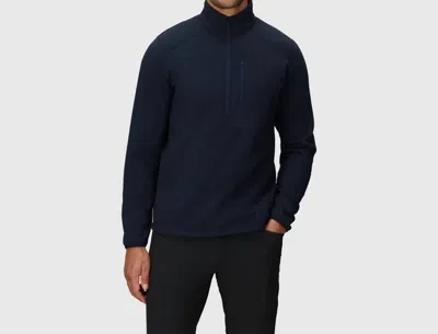 Outdoor Research Crescent Fleece Half Zip Merino Pullover In Dark Navy In Brown