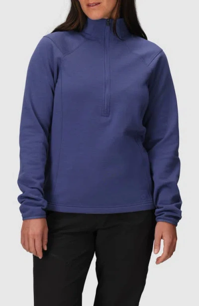 Outdoor Research Crescent Fleece Half Zip Pullover In Blue