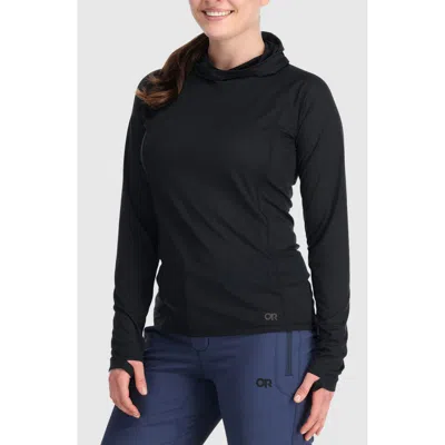 Outdoor Research Echo Raglan Sleeve Hoodie In Black