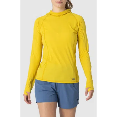 Outdoor Research Echo Raglan Sleeve Hoodie In Yellow