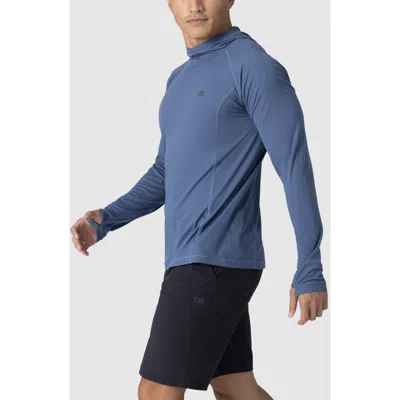 Outdoor Research Echo Recycled Polyester Hoodie In Blue