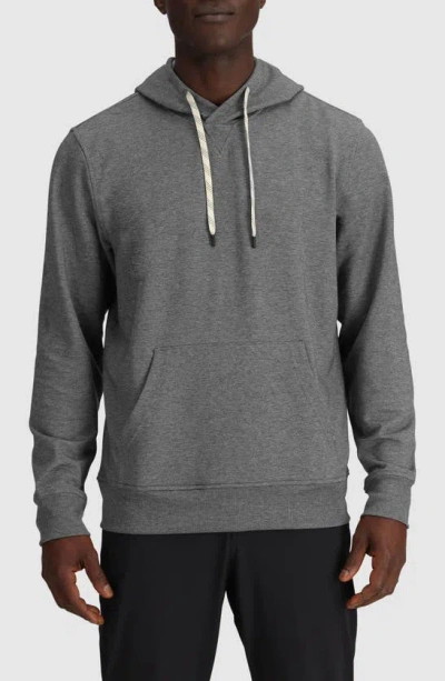 Outdoor Research Essential Fleece Hoodie In Grey Heather