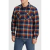 Outdoor Research Feedback Plaid Flannel Overshirt In Cenote Plaid