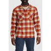 Outdoor Research Feedback Plaid Flannel Overshirt In Jupiter Plaid