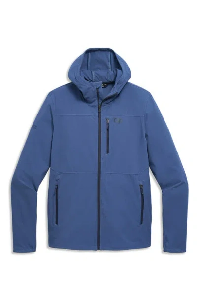 Outdoor Research Ferrosi Hooded Jacket In Blue
