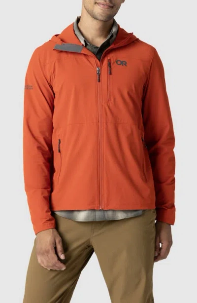Outdoor Research Ferrosi Hooded Jacket In Red