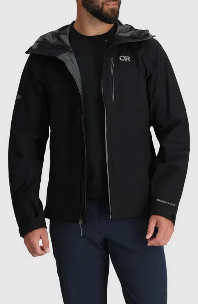 Outdoor Research Foray 3l Waterproof Jacket In Black