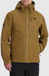 Outdoor Research Foray 3l Waterproof Jacket In Brown