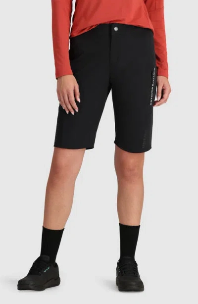 Outdoor Research Freewheel Mtb Lite Ride Shorts In Black