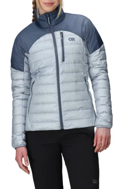 Outdoor Research Helium 800 Fill Power Down Jacket In Blue