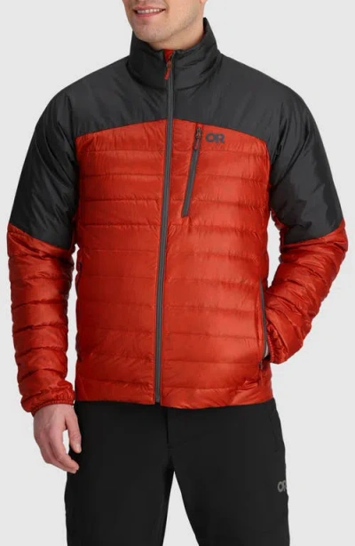 Outdoor Research Helium 800 Fill Power Down Jacket In Jupiter/storm