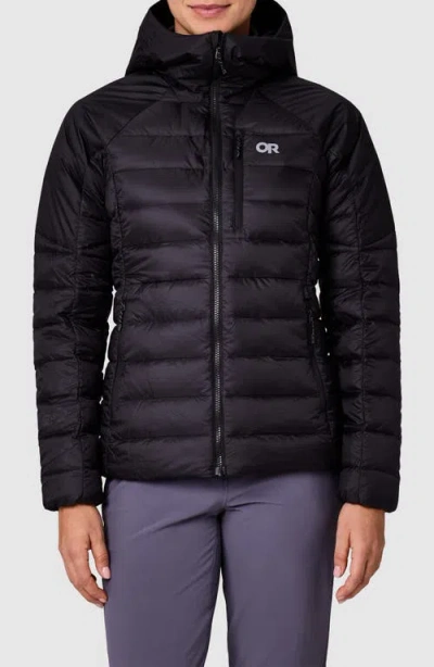 Outdoor Research Helium Down Hoodie In Black