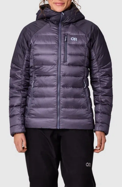 Outdoor Research Helium Down Hoodie In Smoky Quartz