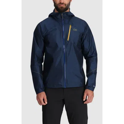 Outdoor Research Helium Rain Ultralight Hooded Jacket In Harbor