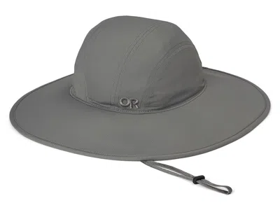 Outdoor Research Oasis Sun Hat Traditional Hats Solid Pewter: Md In Gray