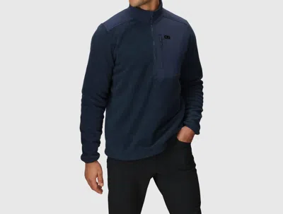 Outdoor Research Polartec 200 1/2 Zip Fleece Pullover In Dark Navy Heather In Blue