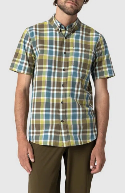 Outdoor Research Rooftop Short Sleeve Button-down Shirt In Multi