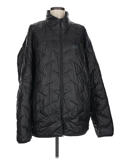 Pre-owned Outdoor Research Snow Jacket In Black