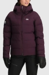 Outdoor Research Snowcrew Down Jacket In Blue
