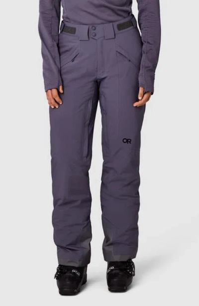 Outdoor Research Snowcrew Snow Pants In Purple