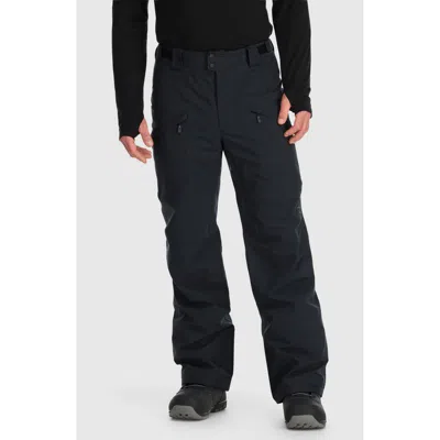 Outdoor Research Snowcrew Waterproof & Windproof Insulated Snow Pants In Black