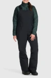 Outdoor Research Snowcrew Waterproof Insulated Bibs In Black