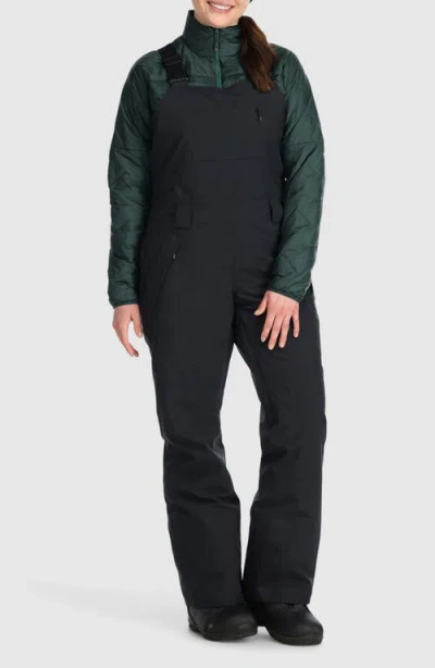 Outdoor Research Snowcrew Waterproof Insulated Bibs In Black