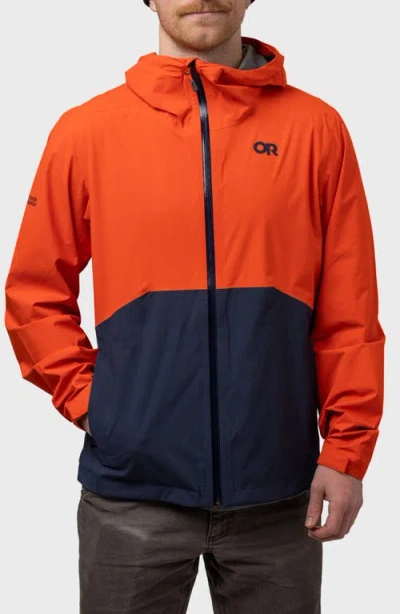 Outdoor Research Stratoburst Packable Rain Jacket In Multi