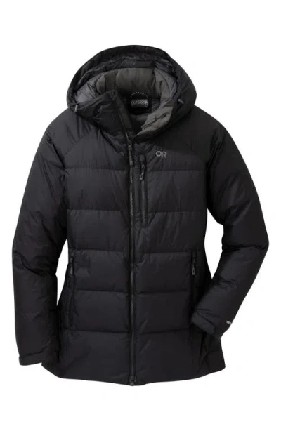 Outdoor Research Super Alpine 800 Fill Power Down Parka In Black