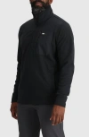 Outdoor Research Trail Fleece Quarter Zip In Black