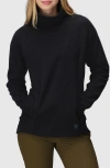 Outdoor Research Trail Mix Xt Fleece Cowl Neck Top In Black