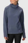 Outdoor Research Trail Mix Xt Fleece Cowl Neck Top In Gray