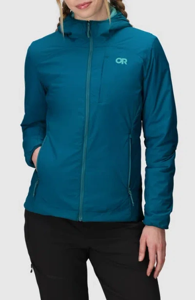 Outdoor Research Vesper Insulated Hooded Jacket In Blue