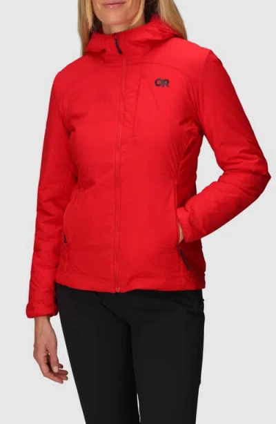 Outdoor Research Vesper Insulated Hooded Jacket In Red