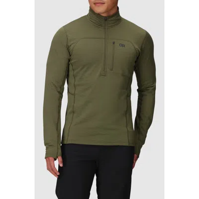 Outdoor Research Vigor Half Zip Fleece Pullover In Gray