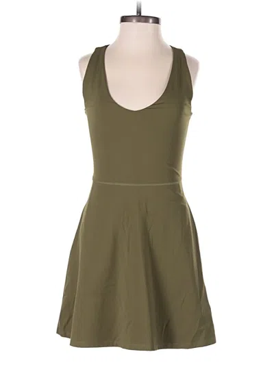 Pre-owned Outdoor Voices Active Dress In Green
