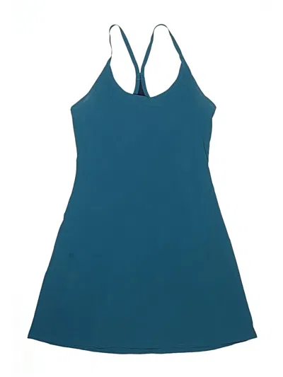 Pre-owned Outdoor Voices Active Dress In Teal