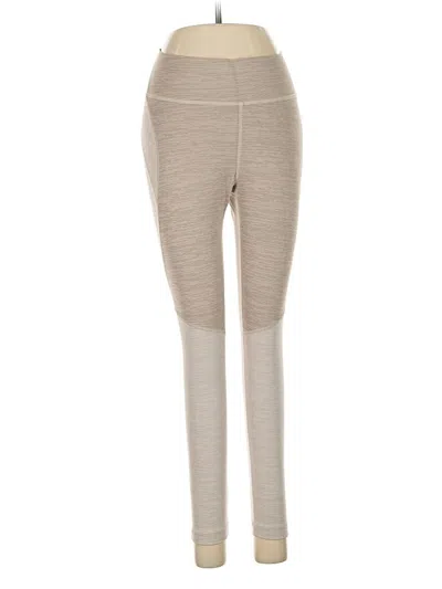 Pre-owned Outdoor Voices Active Pants In Tan