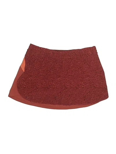 Pre-owned Outdoor Voices Active Skort In Burgundy