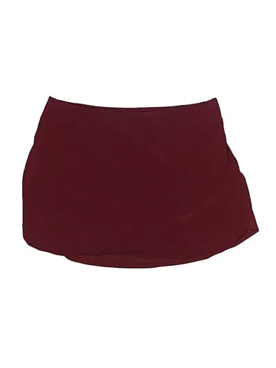 Pre-owned Outdoor Voices Active Skort In Burgundy