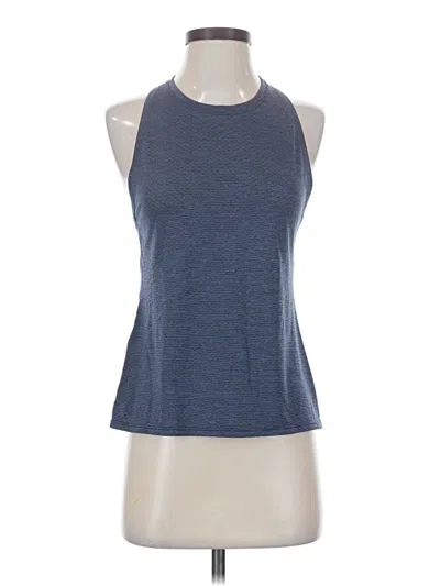 Pre-owned Outdoor Voices Active Tank Top In Blue