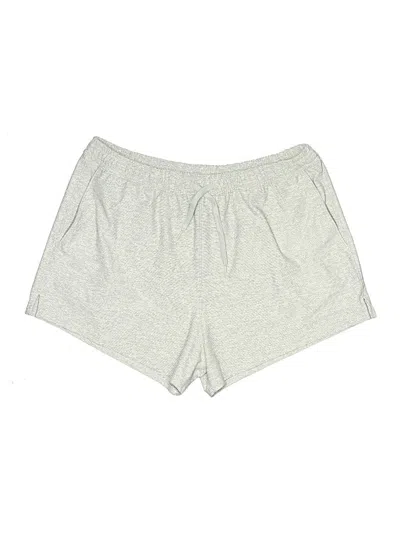 Pre-owned Outdoor Voices Athletic Shorts In Silver