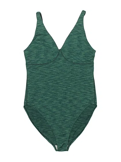 Pre-owned Outdoor Voices Bodysuit In Green