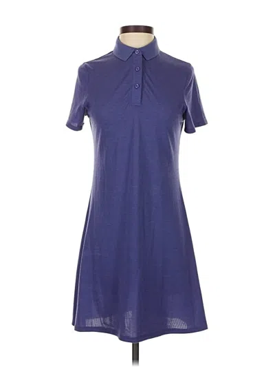 Pre-owned Outdoor Voices Casual Dress In Blue