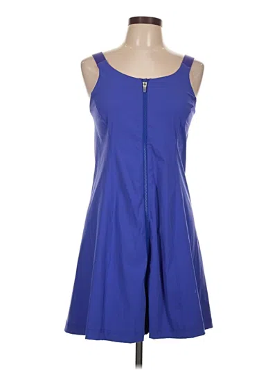 Pre-owned Outdoor Voices Casual Dress In Blue