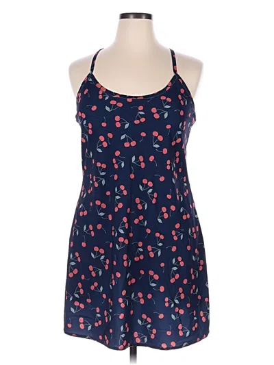 Pre-owned Outdoor Voices Casual Dress In Blue