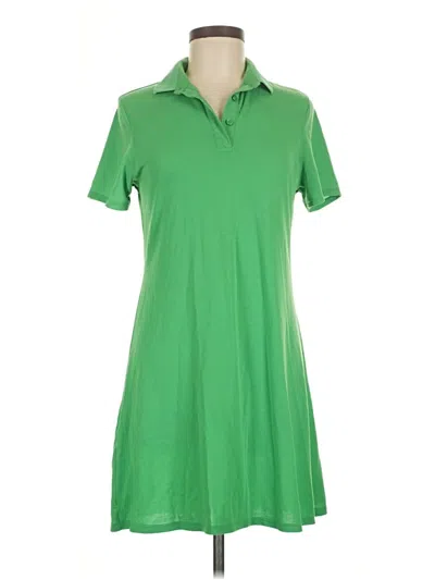 Pre-owned Outdoor Voices Casual Dress In Green