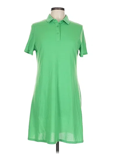 Pre-owned Outdoor Voices Casual Dress In Green
