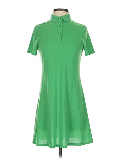 Pre-owned Outdoor Voices Casual Dress In Green